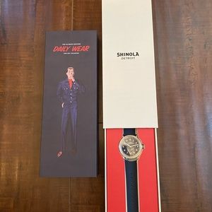 Brand new Shinola “Detrola” 43mm watch